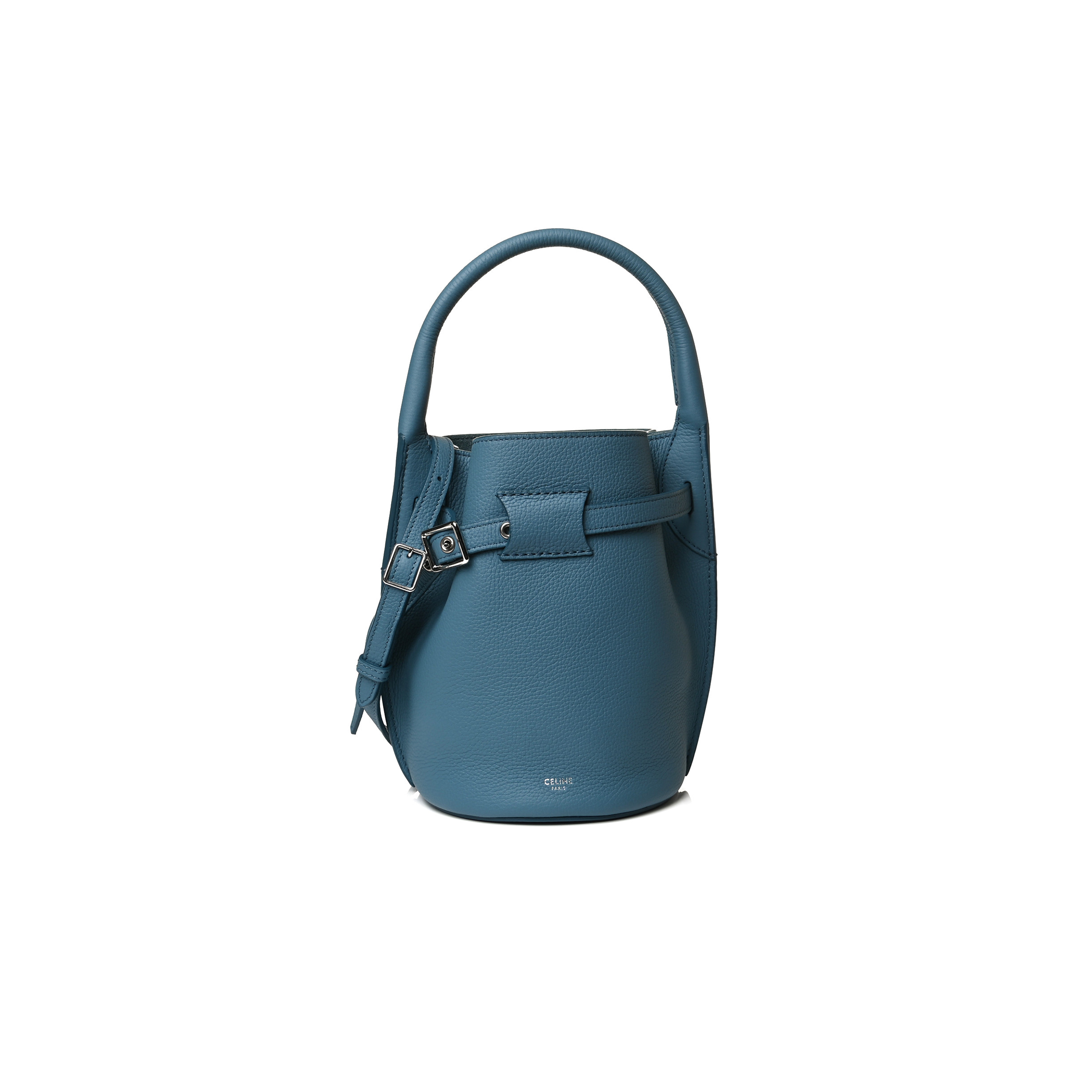 CELINE CALFSKIN NANO BIG BAG BUCKET SLATE BLUE (21*15*15cm)